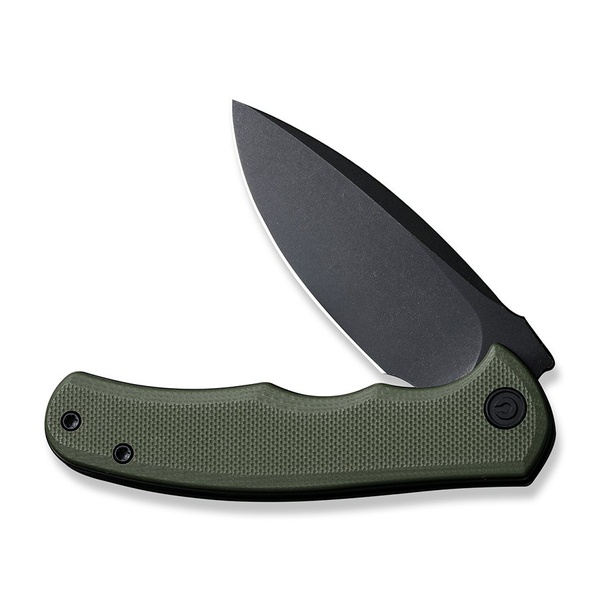 Нож Civivi Mini Praxis Steel Black Stonewashed OD Handle G10 Green