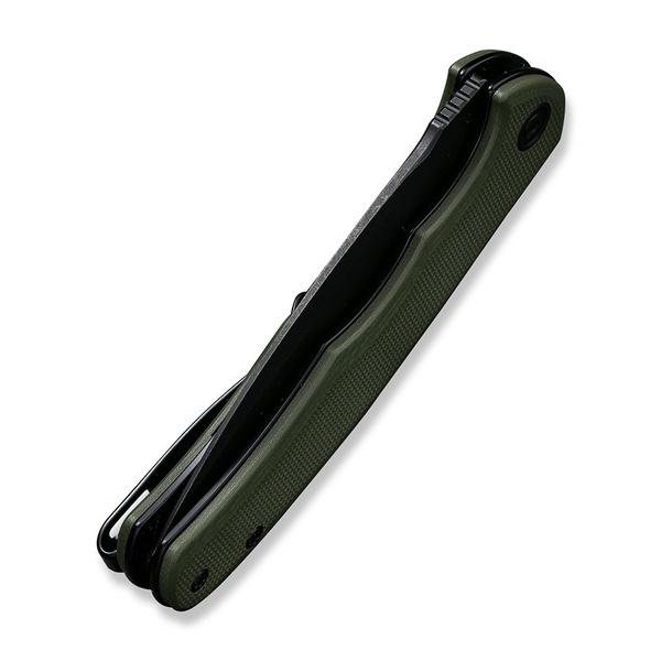 Нож Civivi Mini Praxis Steel Black Stonewashed OD Handle G10 Green