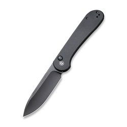 Нож Civivi Button Lock Elementum Steel Black Stonewashed Handle Black, G10