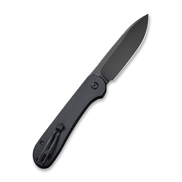 Нож Civivi Button Lock Elementum Steel Black Stonewashed Handle Black, G10