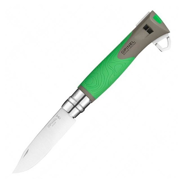 Набор-дисплей Opinel 8 ножей №12 Explore (4 зеленых+4 оранжевых)