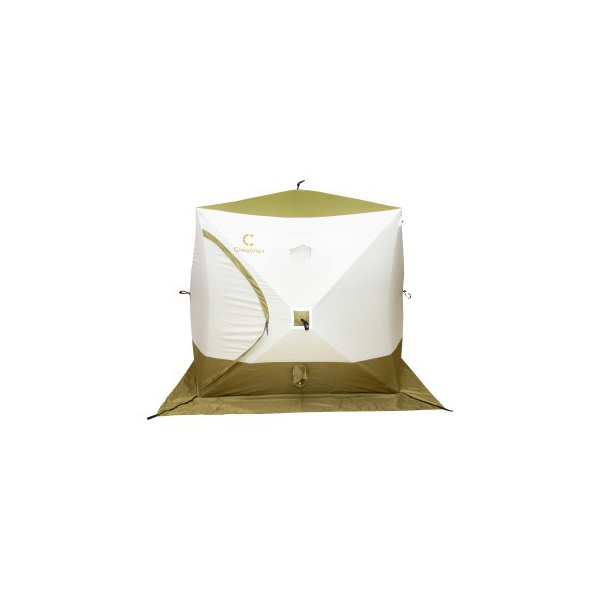 Палатка зимняя Следопыт Куб Premium Long 2,35 х 2,0 м (2 входа, 3 слоя)