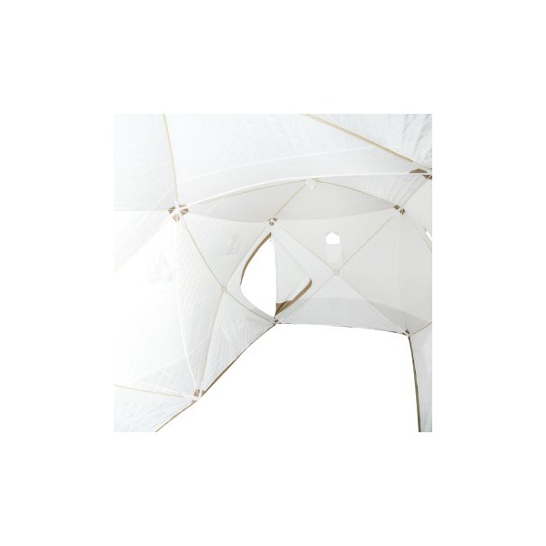 Палатка зимняя Следопыт Куб Premium 2-х комнатная 4,2 х 2,1 м (2 входа, 3 слоя)