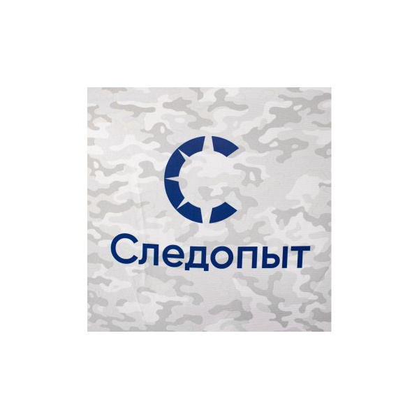 Палатка зимняя Следопыт Куб 1,5 х 1,5 м (1 слой) синий/белый с принтом, Oxford 210D