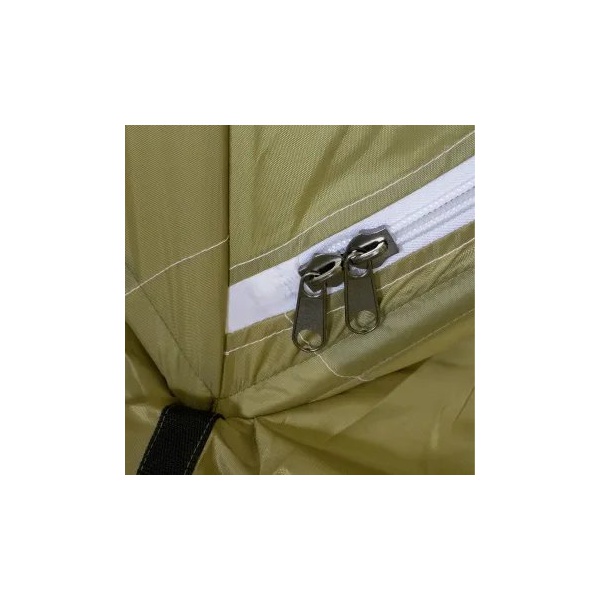 Палатка для зимней рыбалки Следопыт Куб 2,1х2,1 м оливковый/белый