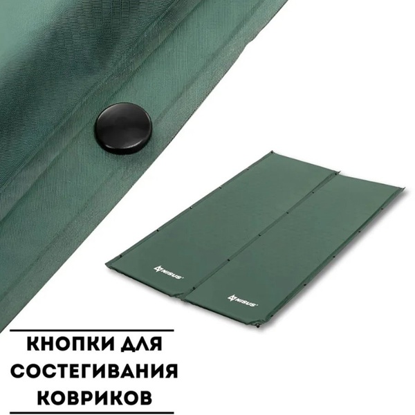 Коврик самонадувающийся Nisus N-003-G (188x60x3 см)