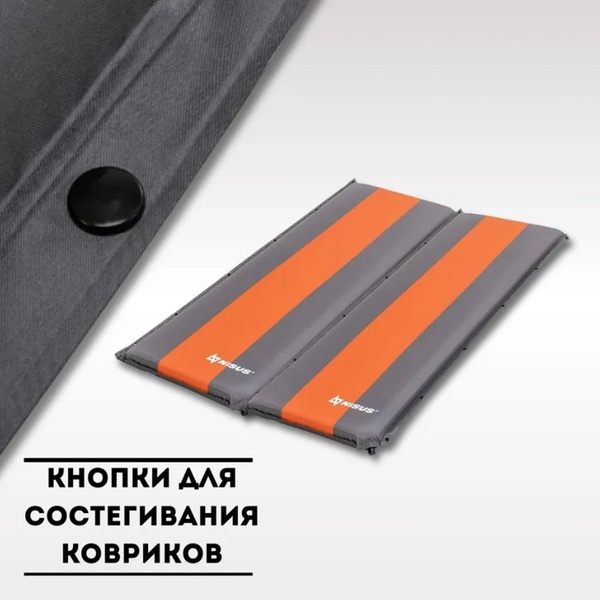 Коврик самонадувающийся Nisus N-010-GO (190x65x10 см)