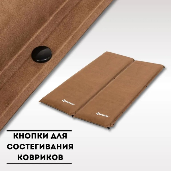 Коврик самонадувающийся Nisus N-010-B (190x65x10 см)