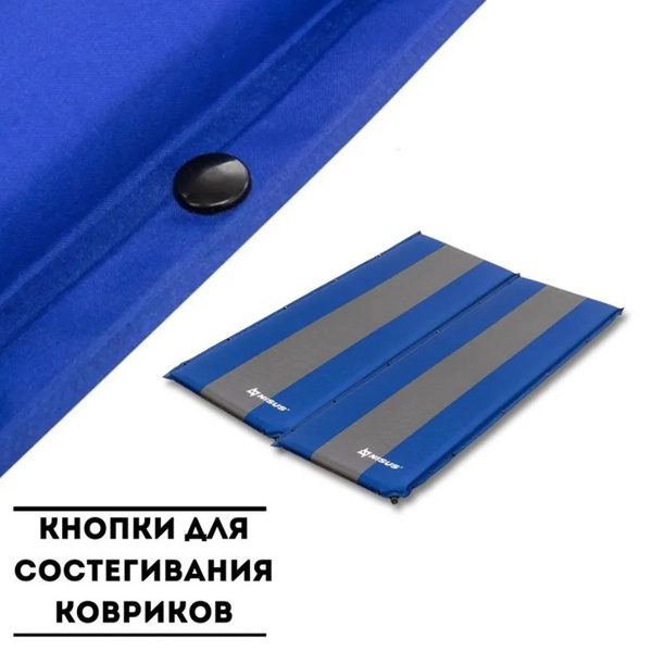 Коврик самонадувающийся Nisus N-006-BG (190x65x6 см)