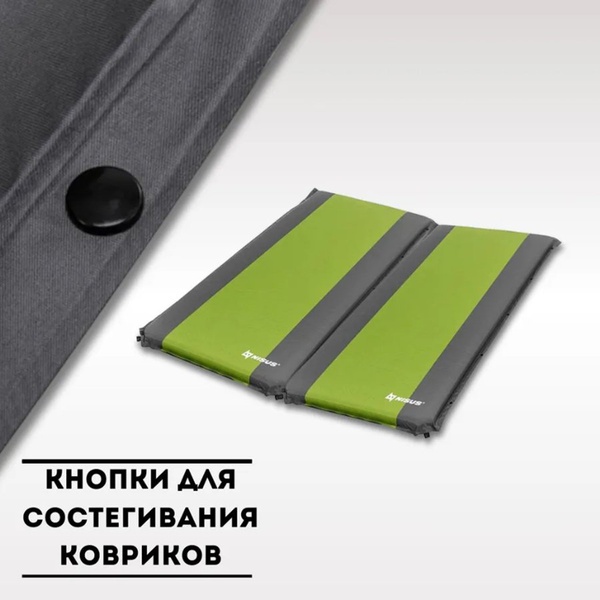 Коврик самонадувающийся Nisus N-010 W-LGG (190x90x10 см)
