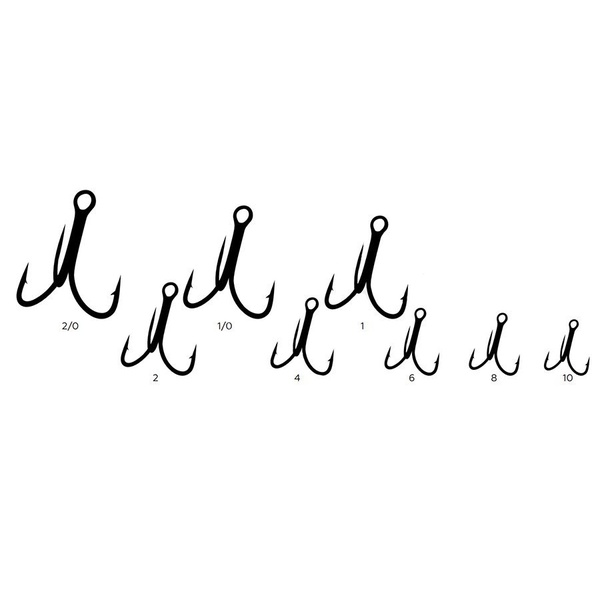 Крючок-тройник KOI Oshaughnessy Treble (BN, 10 шт) №8