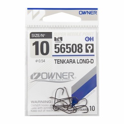 Крючок одинарный Owner Tenkara Long-D №10/10 шт