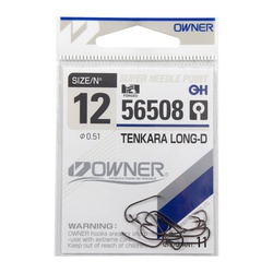 Крючок одинарный Owner Tenkara Long-D №12/11 шт