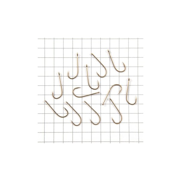 Крючок одинарный Owner Tenkara Straight w/eye brown №12/11 шт