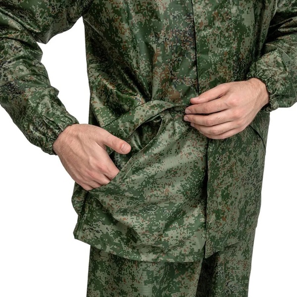 Костюм ветровлагозащитный Helios Походный PU 5000 КМФ цифра