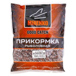 Прикормка Minenko Good Catch (гранулы 10 мм, 700 г) Конопля