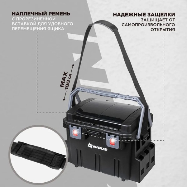 Ящик форелевый Nisus N-ZY-300 (44x30x33 см)