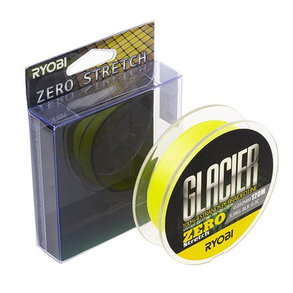 Шнур Ryobi Glacler Zero yellow (120 м) 0.092 мм