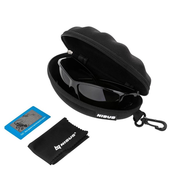 Очки поляризационные Nisus N-OP-LZ0007-G (в жест.чехле)