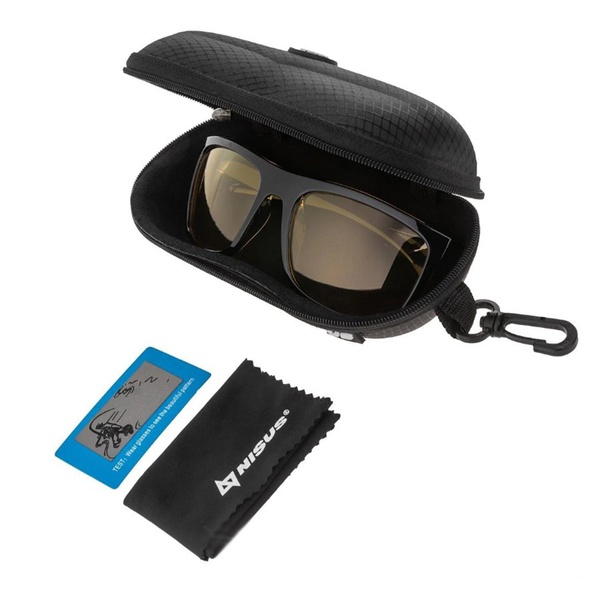 Очки поляризационные Nisus N-OP-LZ0308-Y (в жест.чехле) жёлтый