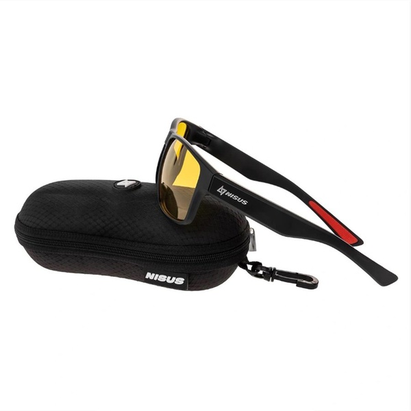 Очки поляризационные Nisus N-OP-LZ0471-Y (в жест.чехле) жёлтый