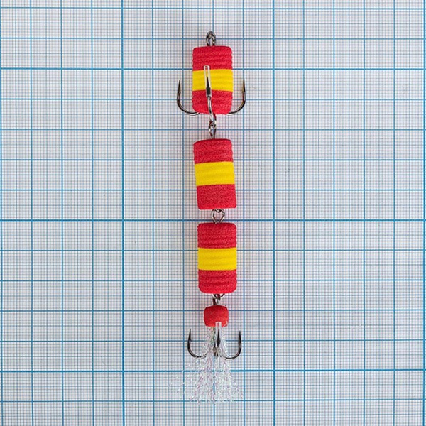 Мандула Premier Fishing 3Х Народная №20 красный/желтый/красный