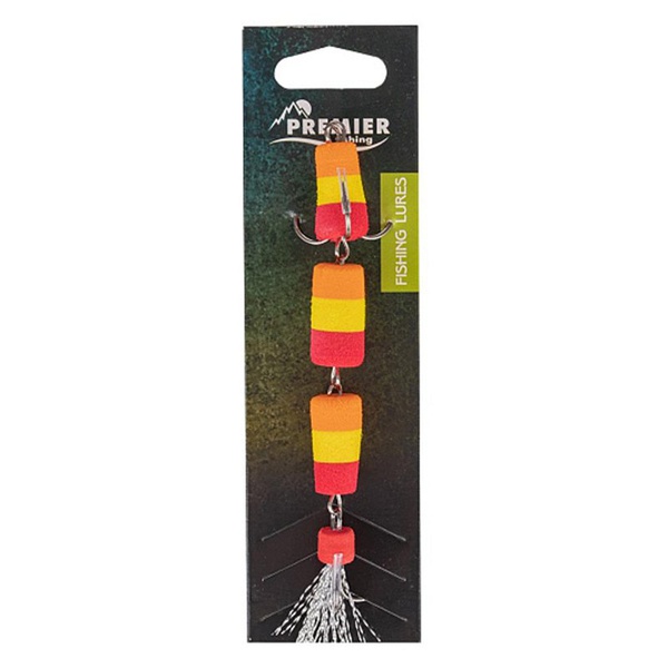 Мандула Premier Fishing Classic 3X №19 оранжевый/желтый/красный