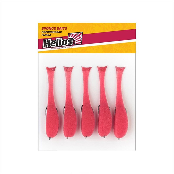 Рыбка поролоновая Helios 10,5 см (на офсет.крючке) красный
