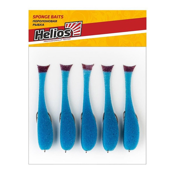 Рыбка поролоновая Helios 10,5 см (на офсет.крючке) синий
