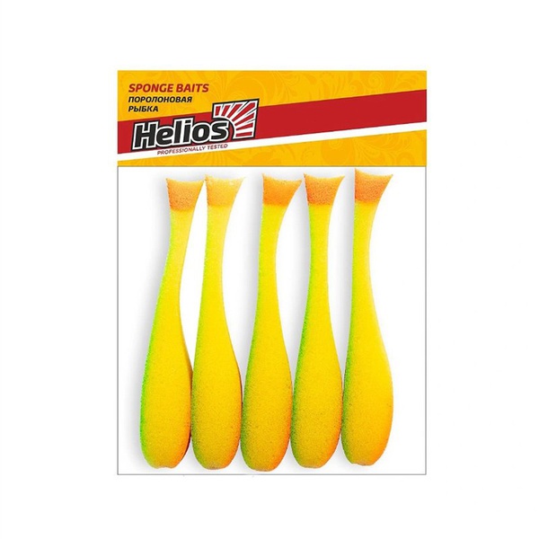 Рыбка поролоновая Helios 12 см (не оснащенная под офсет) 24UV