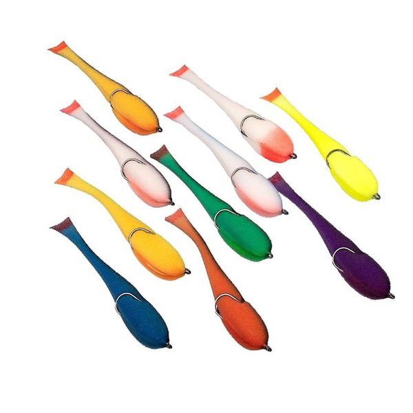 Рыбка поролоновая Helios 16 см (оснащенная на двойнике) 24UV