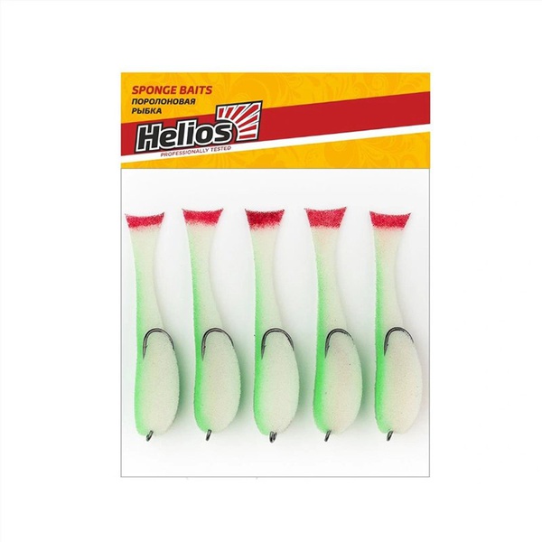 Рыбка поролоновая Helios 6,5 см (оснащенная на двойнике) 04