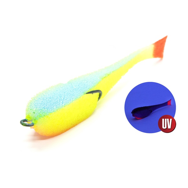Рыбка поролоновая Яман (125 мм, 5 шт/уп) №26 UV