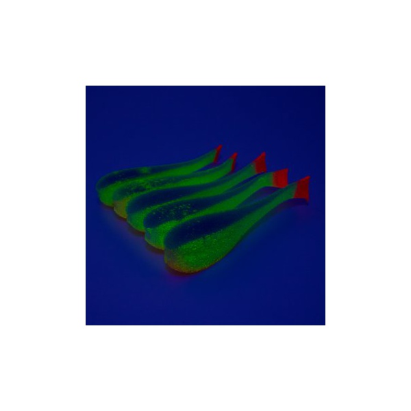 Рыбка поролоновая Яман с силиконовой вставкой (120 мм, 5 шт/уп) №26 UV