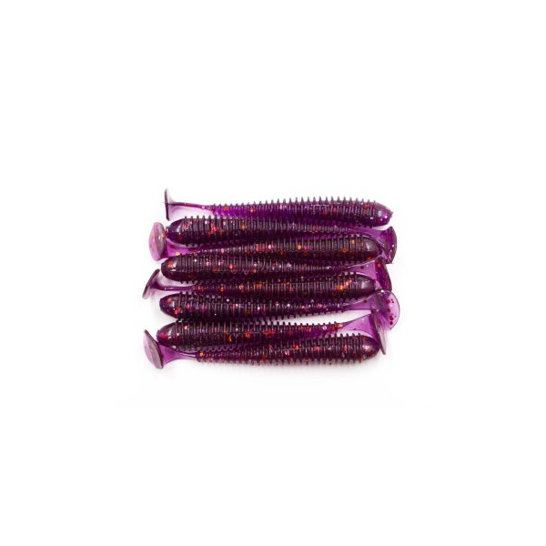 Виброхвост Yaman Pro Betta (11.4 см, 5 шт/уп) Violet, №8