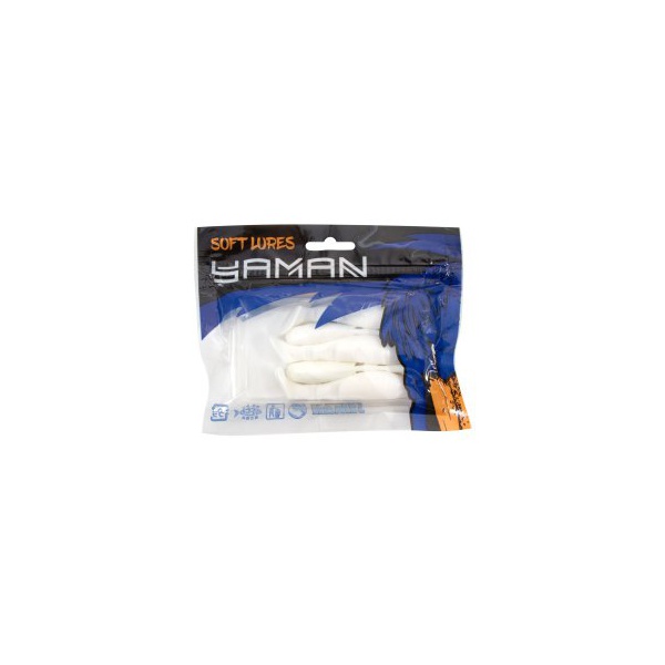 Виброхвост Yaman Pro Boost Up (6.35 см, 6 шт/уп) White, №1