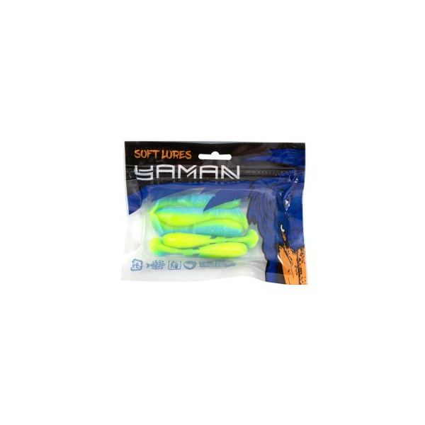 Виброхвост Yaman Pro Boost Up (6.35 см, 6 шт/уп) Ice Chartreuse, №18