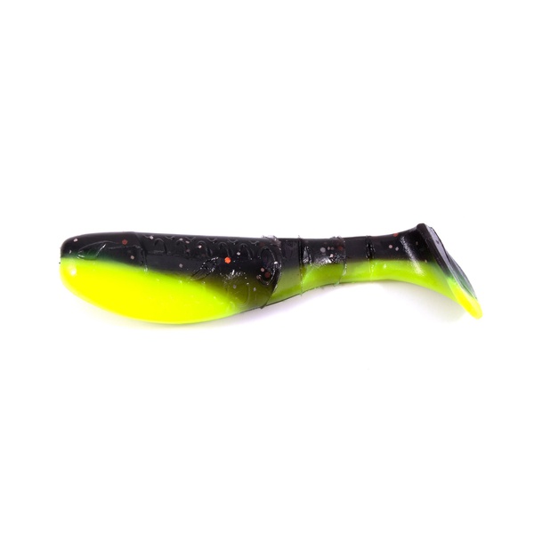 Виброхвост Yaman Pro Boost Up (6.35 см, 6 шт/уп) Black Red Flake/Chartreuse, №32