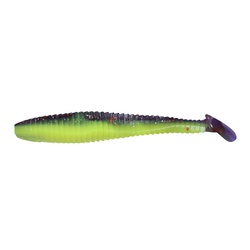 Виброхвост Yaman Pro Flatter Shad (5 см, 6 шт/уп) Violet Chartreuse, №26