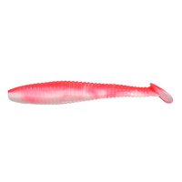 Виброхвост Yaman Pro Flatter Shad (7.6 см, 6 шт/уп) Red White, №27