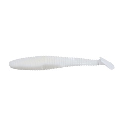 Виброхвост Yaman Pro Flatter Shad (10.2 см, 5 шт/уп) White, №1