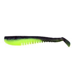 Виброхвост Yaman Pro Legend Minnow (7.6 см, 6 шт/уп) Black Red Flake/Chartreuse, №32