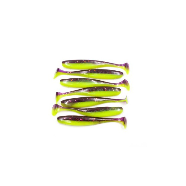 Виброхвост Yaman Pro Plum Blossom (7.6 см, 7 шт/уп) Violet Chartreuse, №26