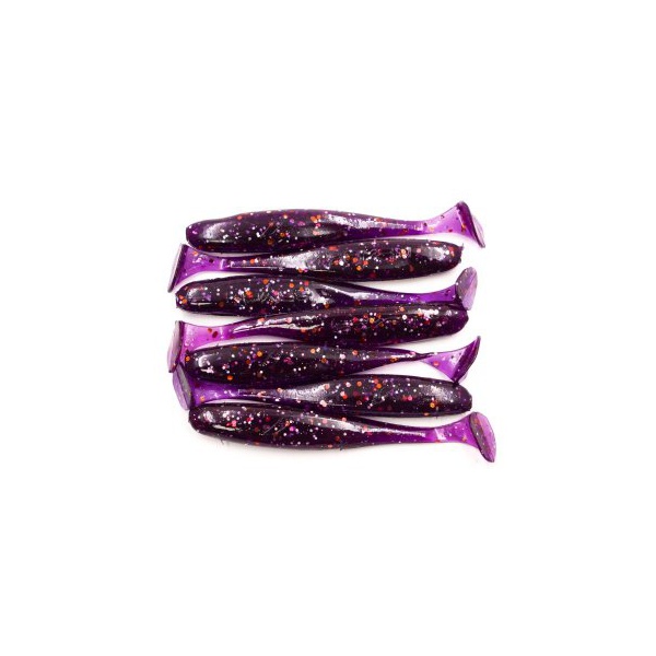 Виброхвост Yaman Pro Plum Blossom (10.2 см, 6 шт/уп) Violet, №8