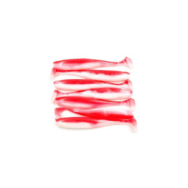 Виброхвост Yaman Pro Plum Blossom (12.7 см, 5 шт/уп) Red White, №27