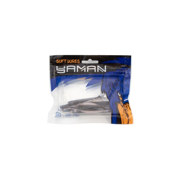 Виброхвост Yaman Pro Plum Blossom (12.7 см, 5 шт/уп) Black Red Flake/Pearl, №34