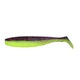 Виброхвост Yaman Pro Sharky Shad (9.5 см, 5 шт/уп) Violet Chartreuse, №26. Фото 1