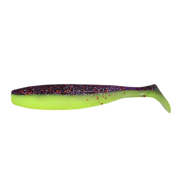 Виброхвост Yaman Pro Sharky Shad (11.4 см, 5 шт/уп) Violet Chartreuse, №26