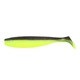 Виброхвост Yaman Pro Sharky Shad (11.4 см, 5 шт/уп) Black Red Flake/Chartreuse, №32. Фото 1