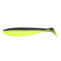 Виброхвост Yaman Pro Sharky Shad (14 см, 5 шт/уп) Black Red Flake/Chartreuse, №32